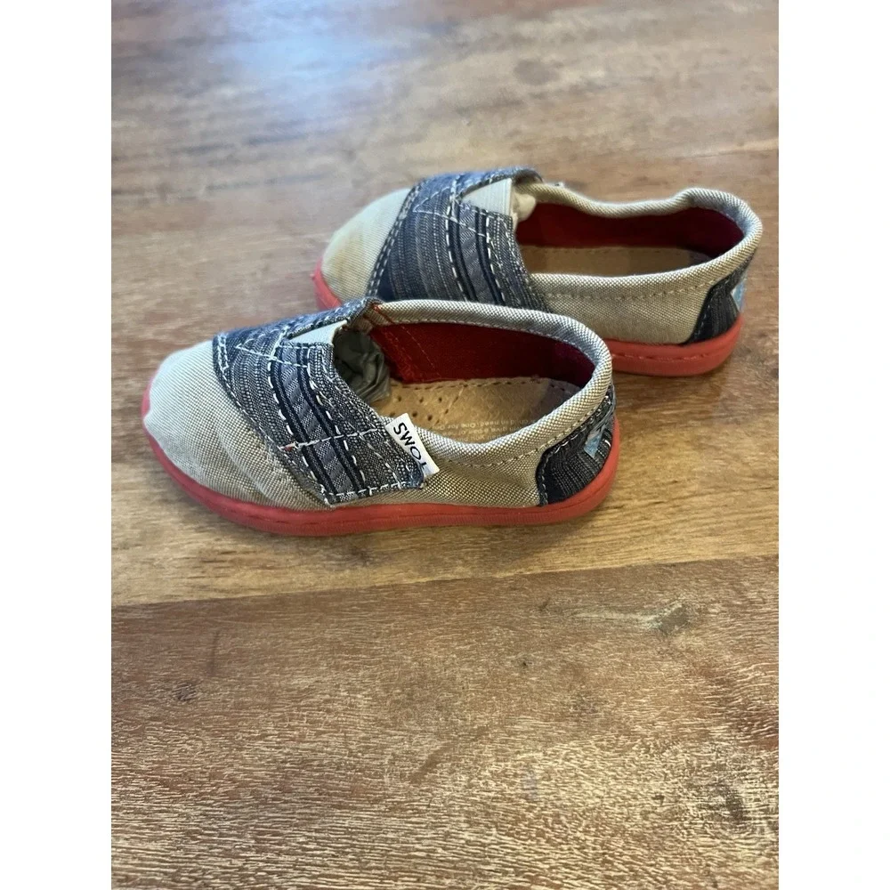 TOMS Toddler‎ Baby  Boys Bimini Sneakers Shoes Casual Size 5T